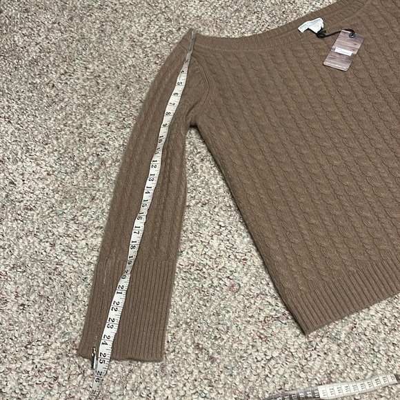 Oats cashmere 100% cashmere sweater with zip sleeve and boat neck - Picture 5 of 8